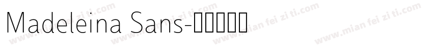 Madeleina Sans字体转换